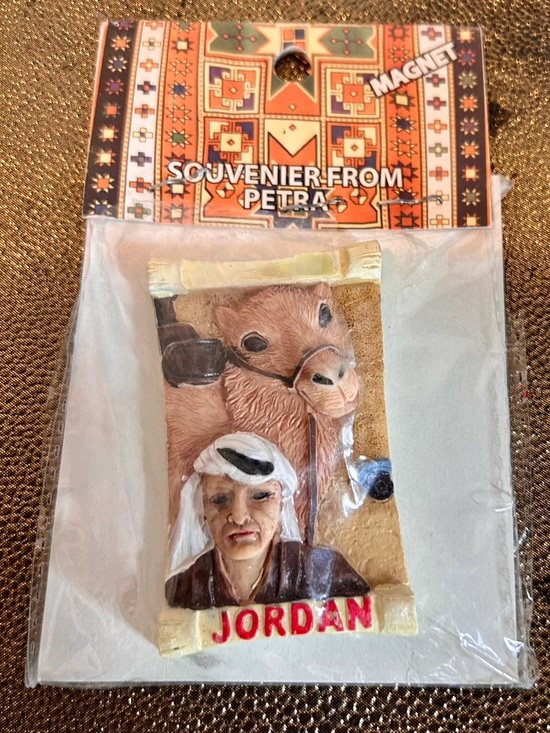 no prand Other - Jordan Camel & Bedouin Souvenir Magnet - Beige/Brown